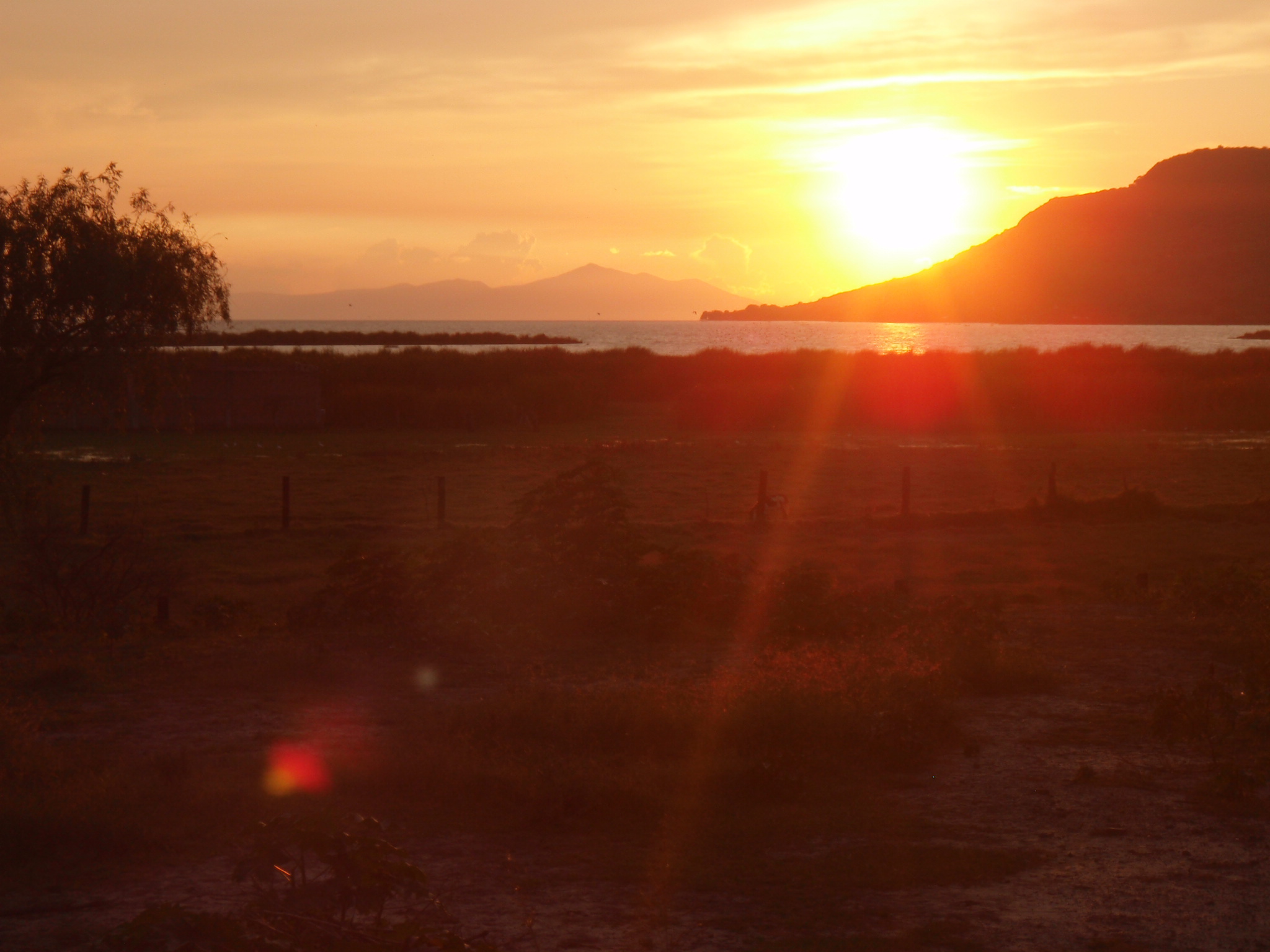 Sunset over Lago de Chapala 