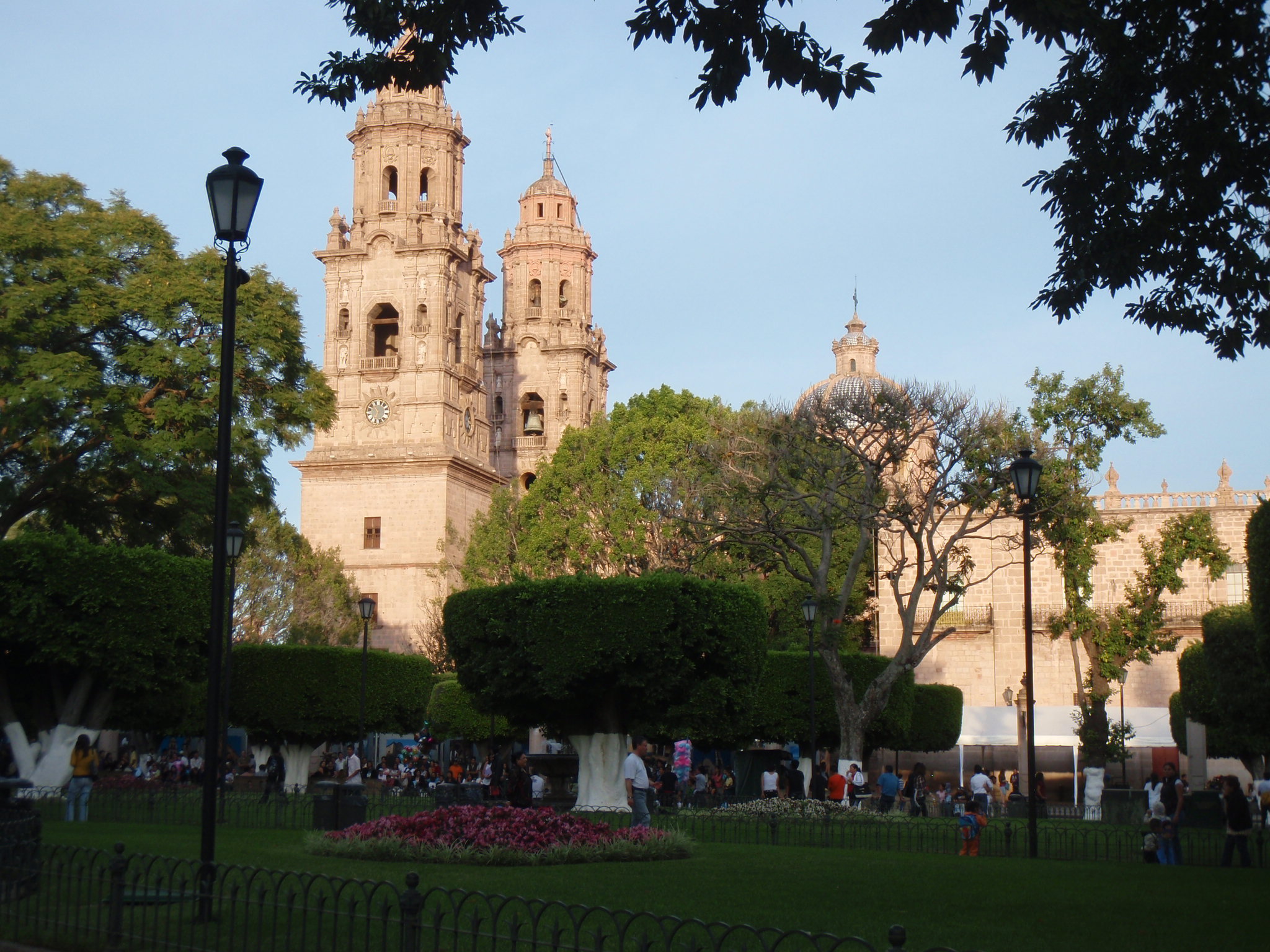 Cathedral in the center of Morelia