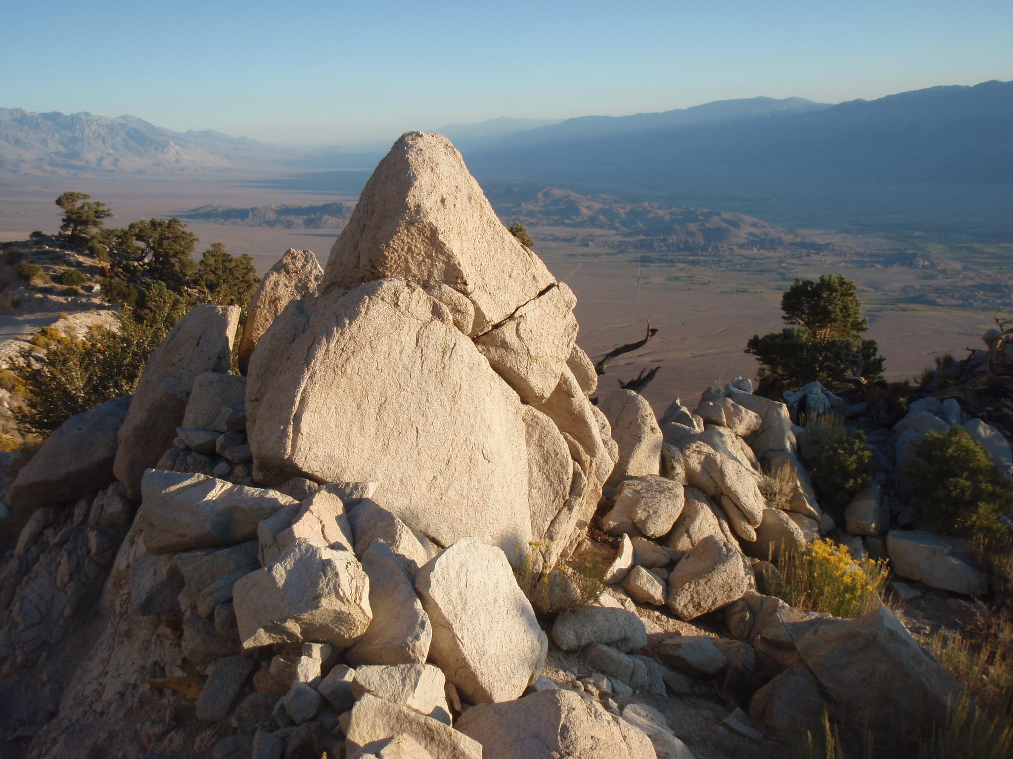 High Sierra and Owens Valley above Lone Pine